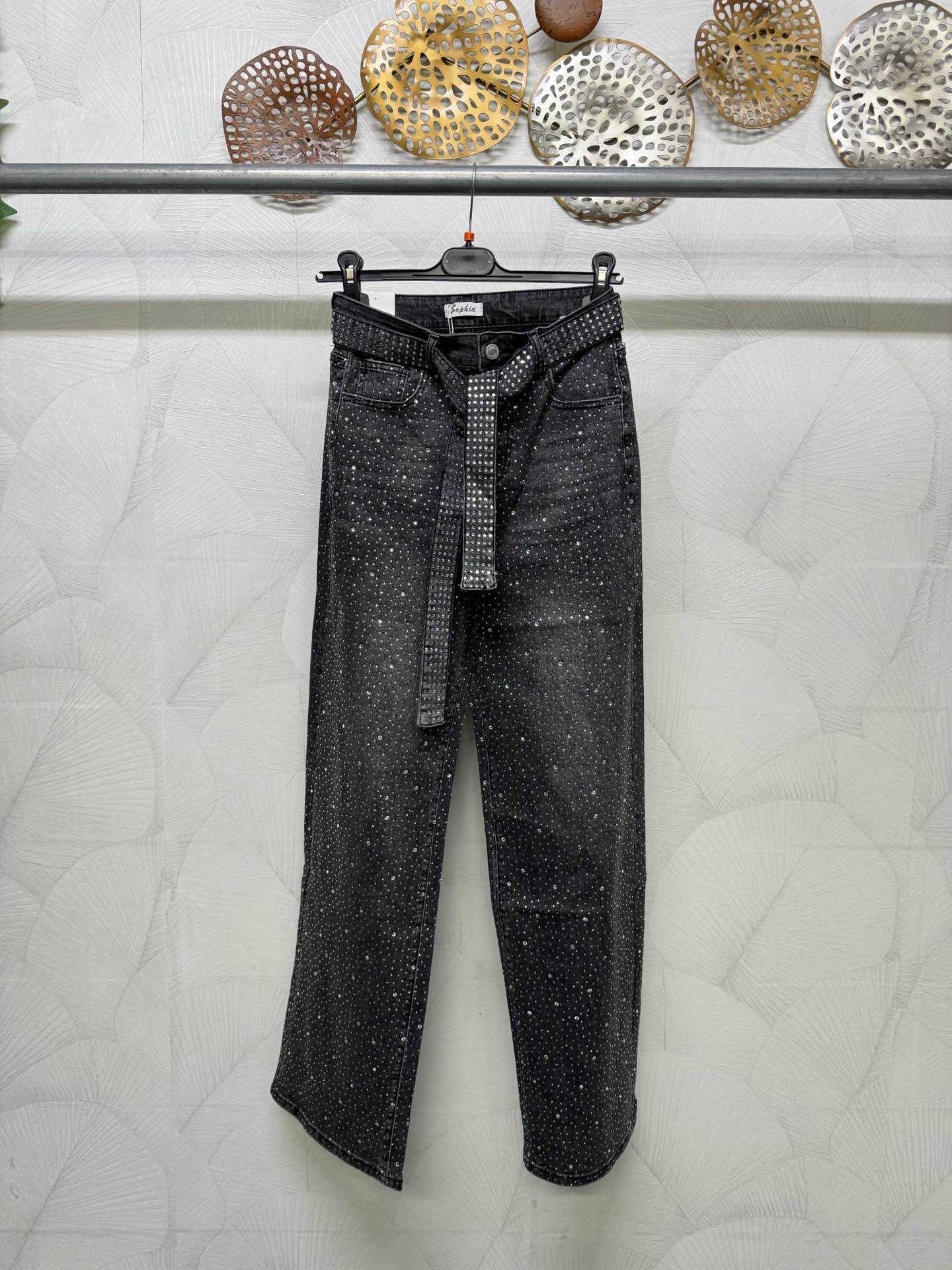 JEANS CON BRILLANTINI