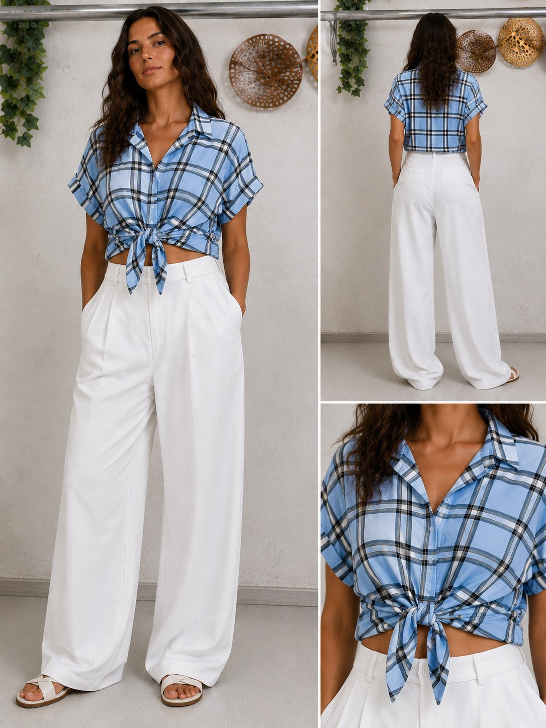 CAMICIA QUADRI KNOT