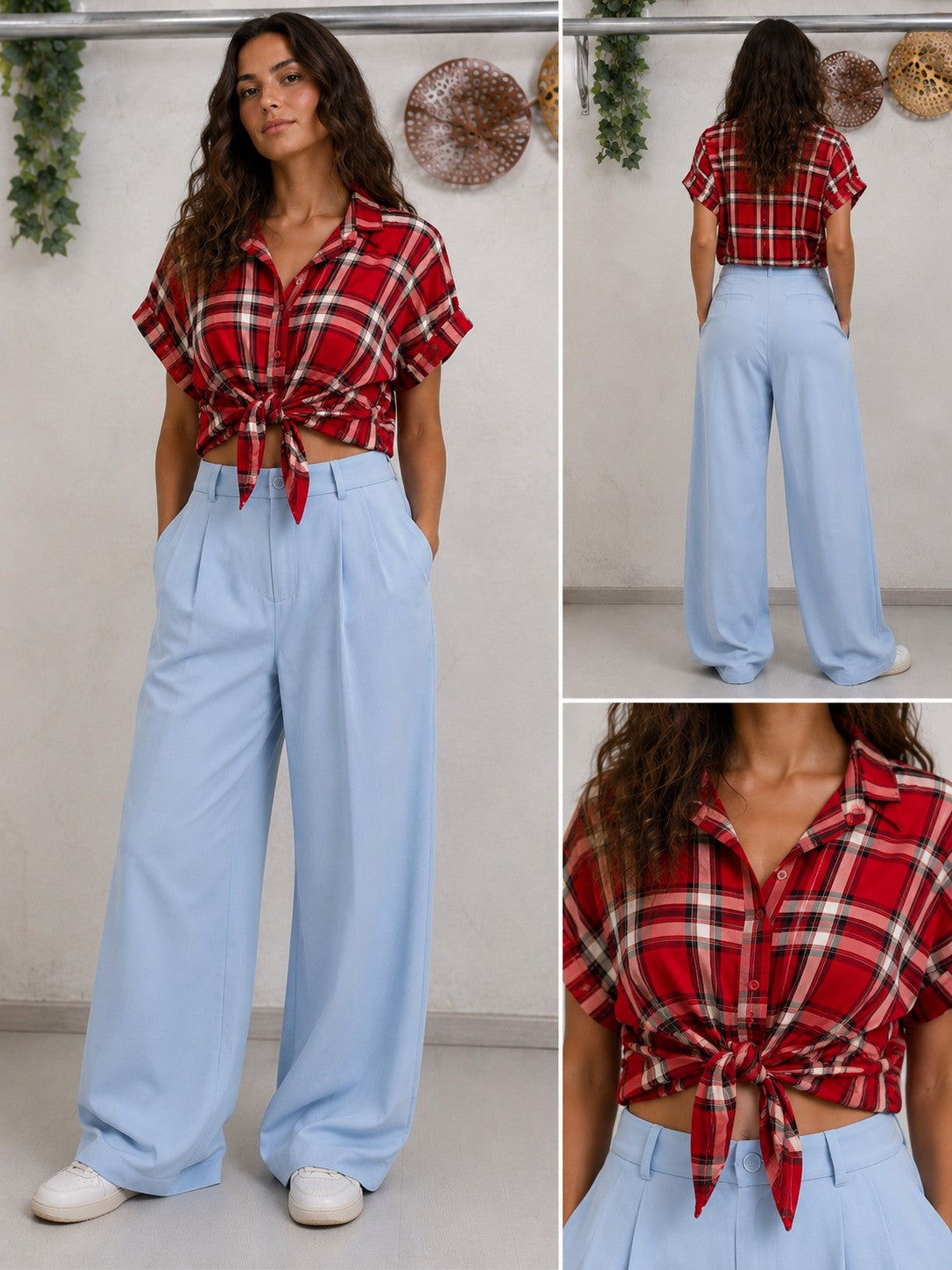 CAMICIA QUADRI KNOT
