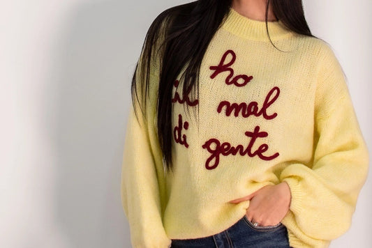 MAGLIONE COZY HO IL MAL DI GENTE