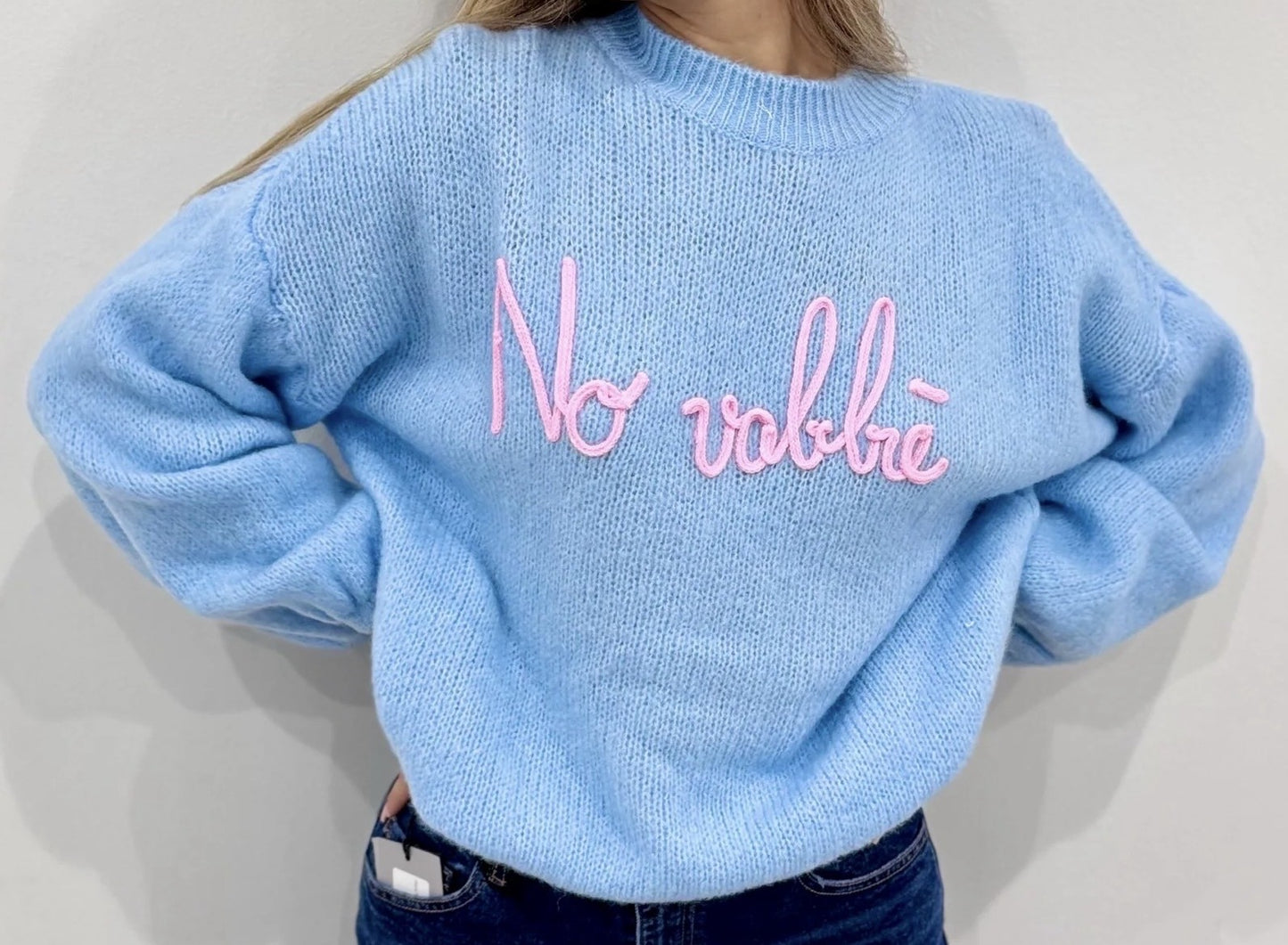 MAGLIONE COZY NO VABBE'