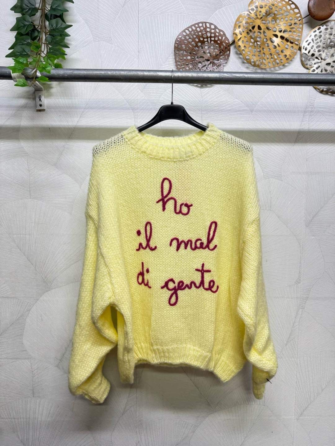 MAGLIONE COZY HO IL MAL DI GENTE