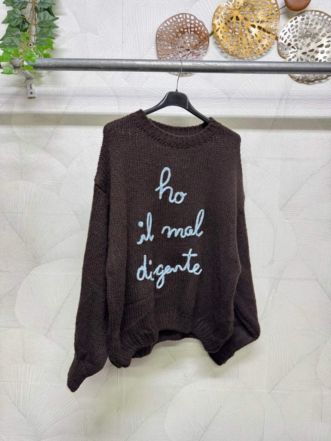 MAGLIONE COZY HO IL MAL DI GENTE