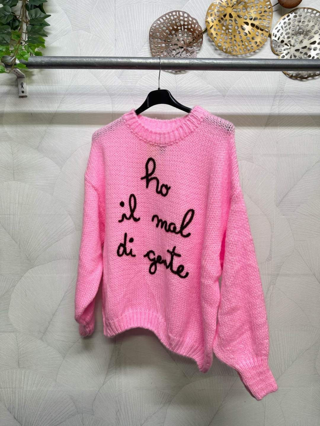 MAGLIONE COZY HO IL MAL DI GENTE