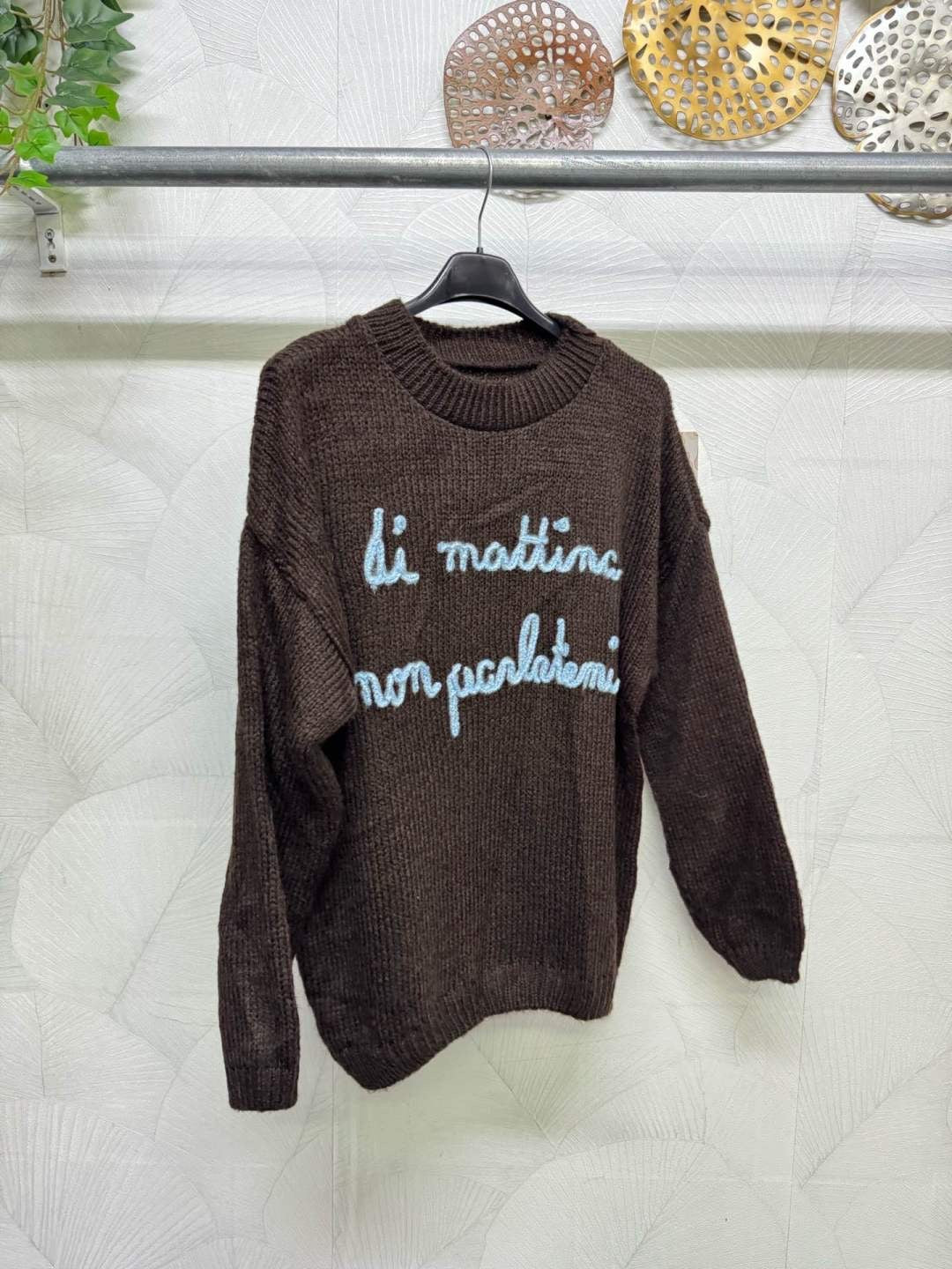 MAGLIONE DI MATTINA NON PARLATEMI