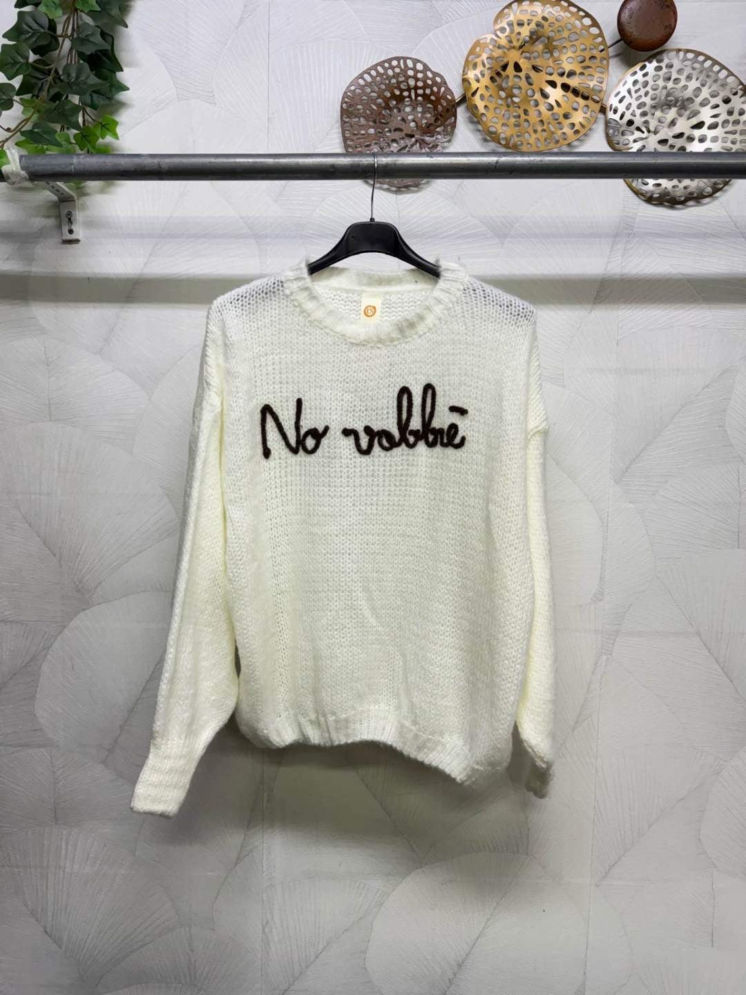 MAGLIONE COZY NO VABBE'