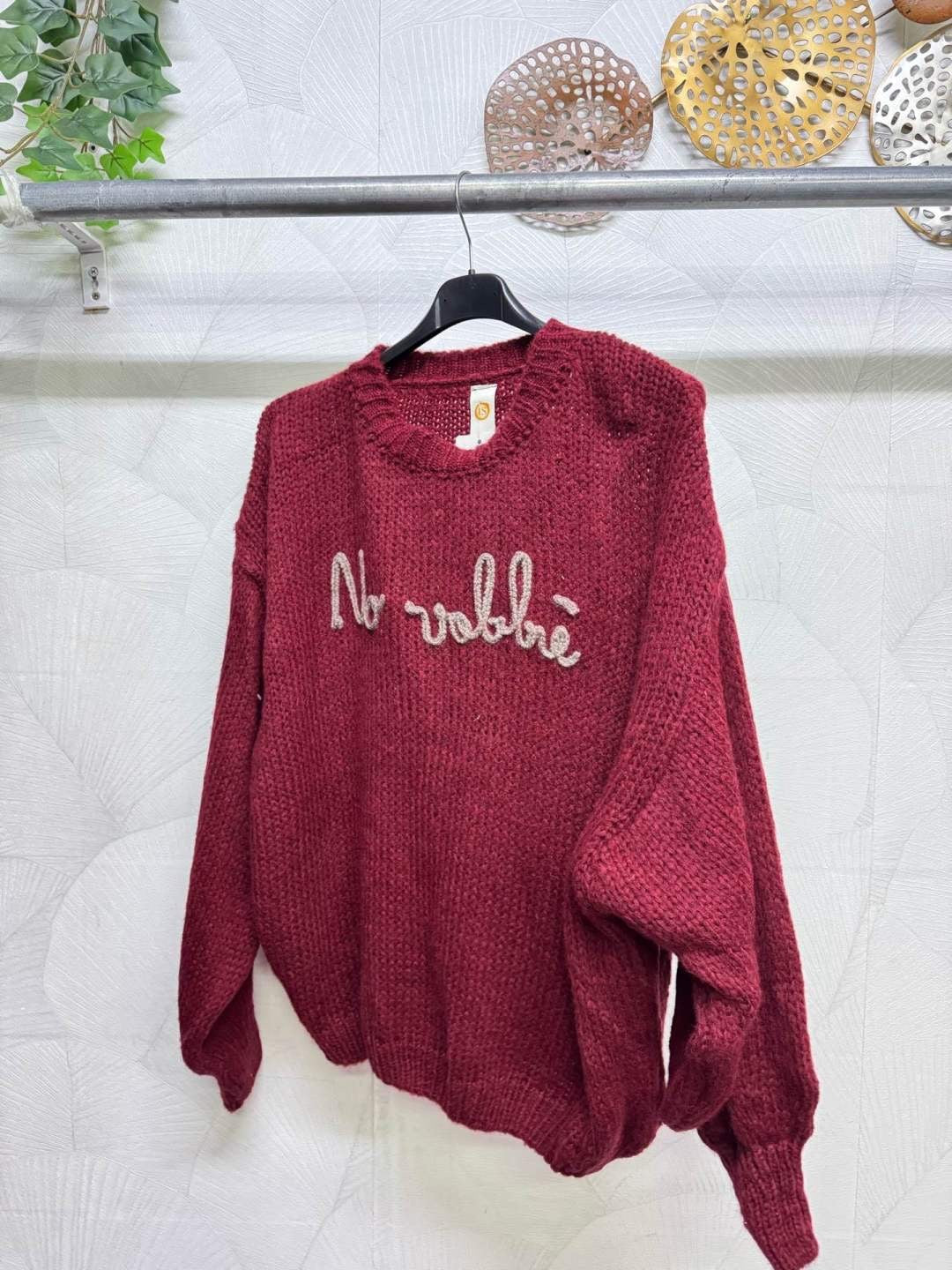 MAGLIONE COZY NO VABBE'