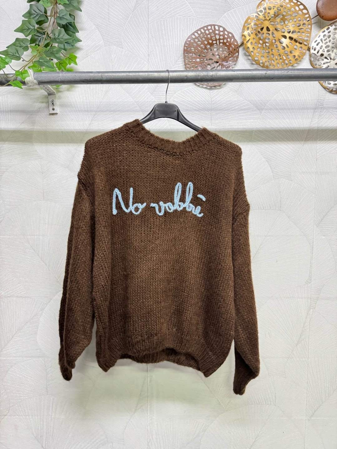 MAGLIONE COZY NO VABBE'