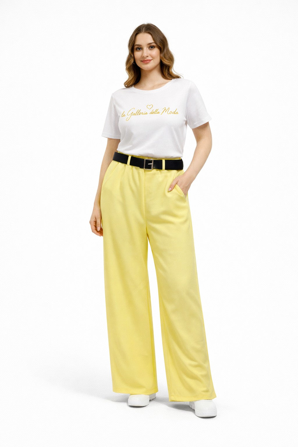 PANTALONI "SPRING " CON CINTURA