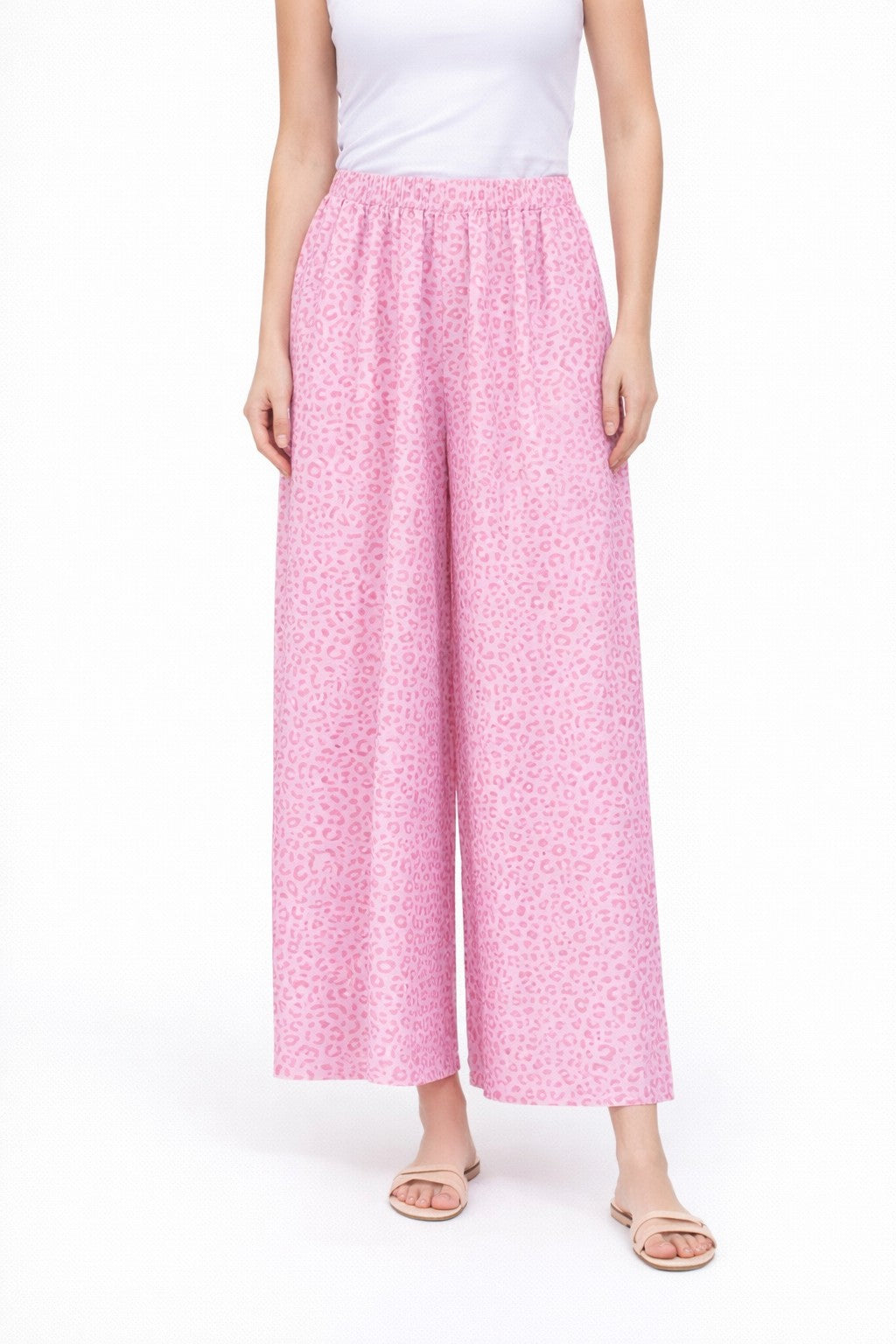 PANTALONI STAMPA LEOPARDATA