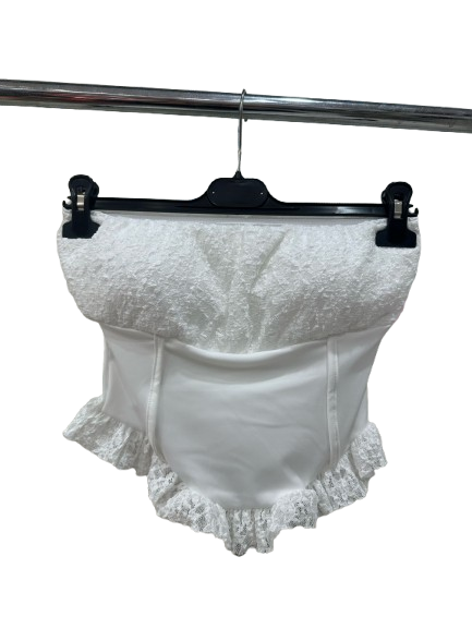 TOP CON PIZZO E MERLETTO