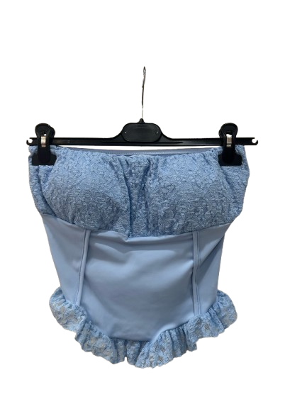 TOP CON PIZZO E MERLETTO