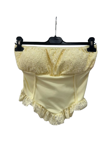 TOP CON PIZZO E MERLETTO