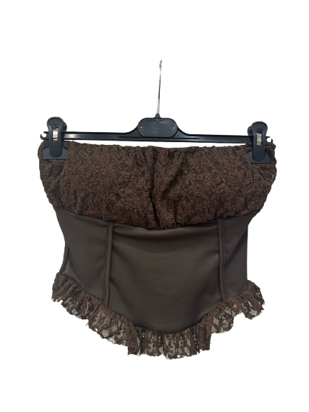 TOP CON PIZZO E MERLETTO