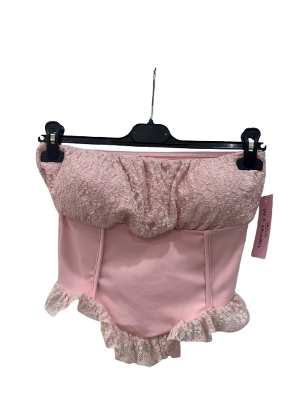 TOP CON PIZZO E MERLETTO