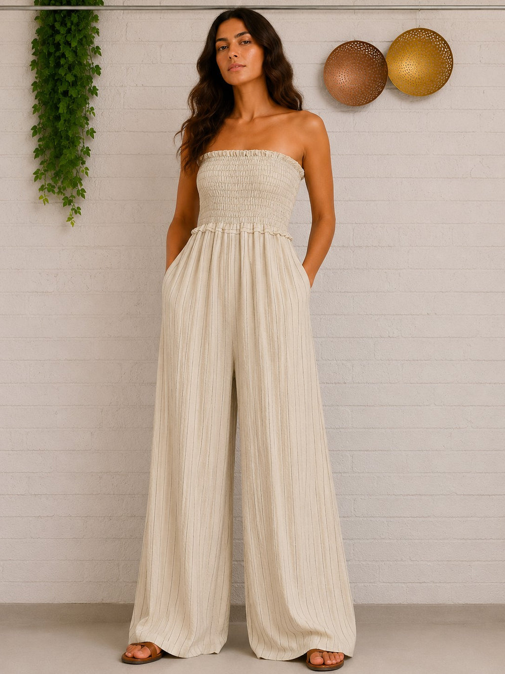 JUMPSUIT FLOW STRIPE