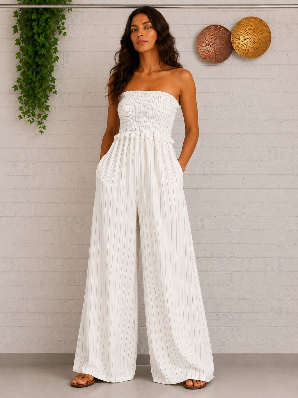 JUMPSUIT FLOW STRIPE