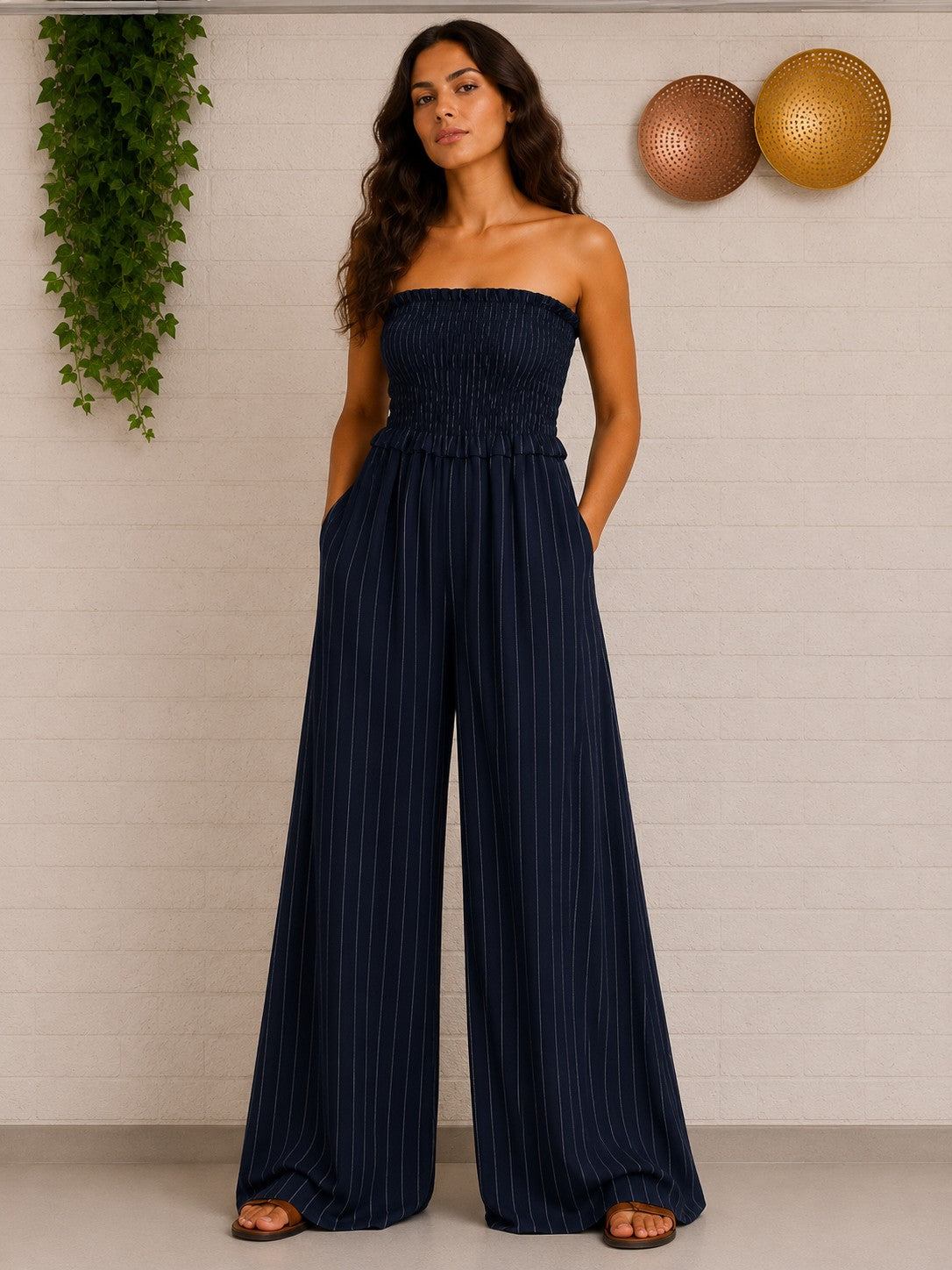 JUMPSUIT FLOW STRIPE