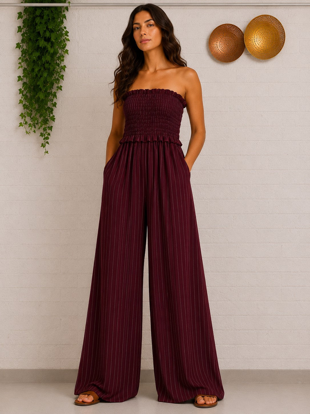 JUMPSUIT FLOW STRIPE