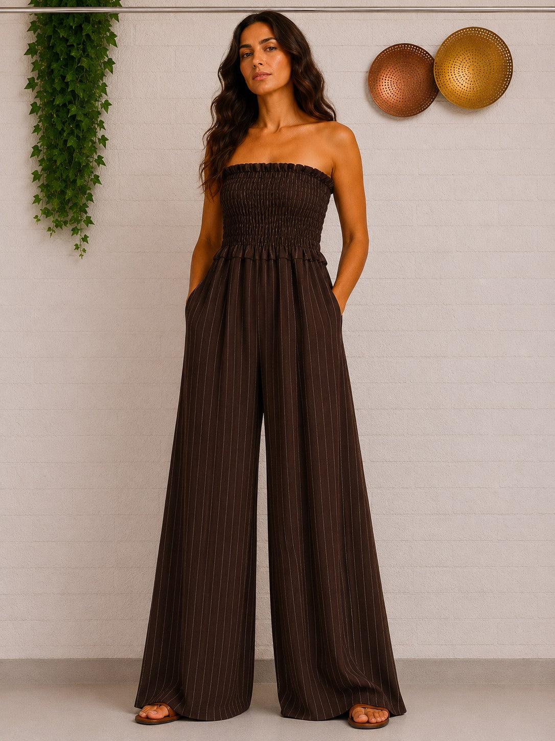 JUMPSUIT FLOW STRIPE