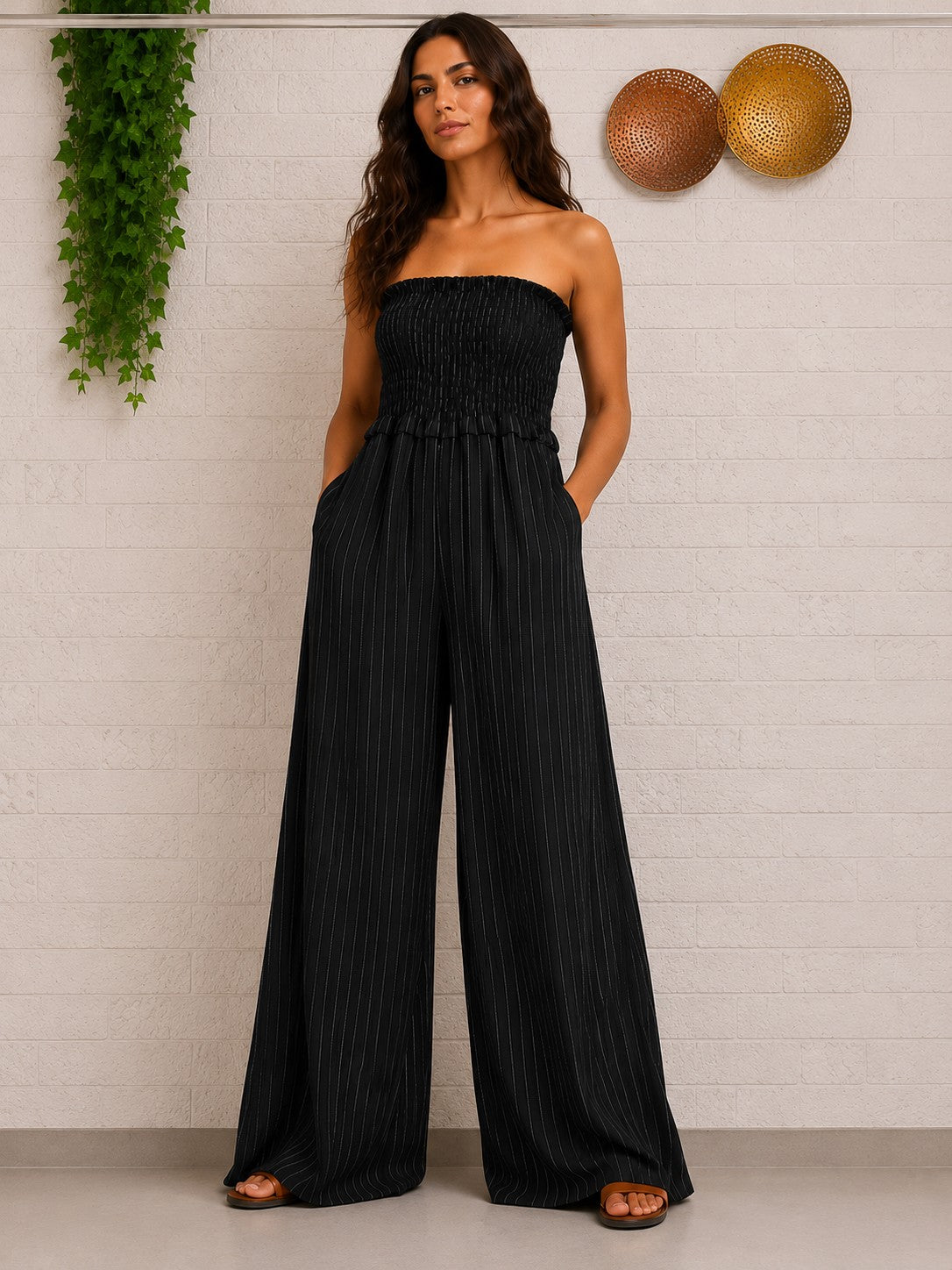 JUMPSUIT FLOW STRIPE
