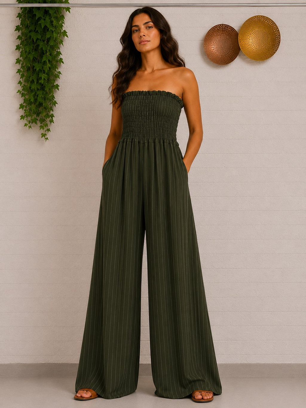 JUMPSUIT FLOW STRIPE